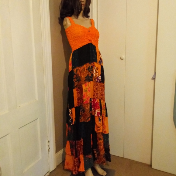Vintage patchwork maxi - Picture 1 of 8